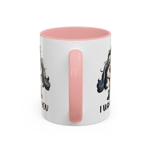 Dog Lover's Accent Coffee Mug - I Woof You, Pet Gift, Animal Lover Cup, Dog Mom Mug, Cute Dog Design, Fun Coffee Cup