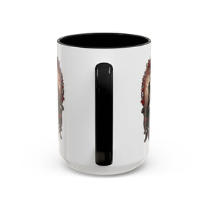 Gothic Elegance Coffee Mug - Unique Black Accent Mug for Witchy Vibes, Perfect Gift for Halloween, Goth Decor, Coffee Lovers, & Spooky
