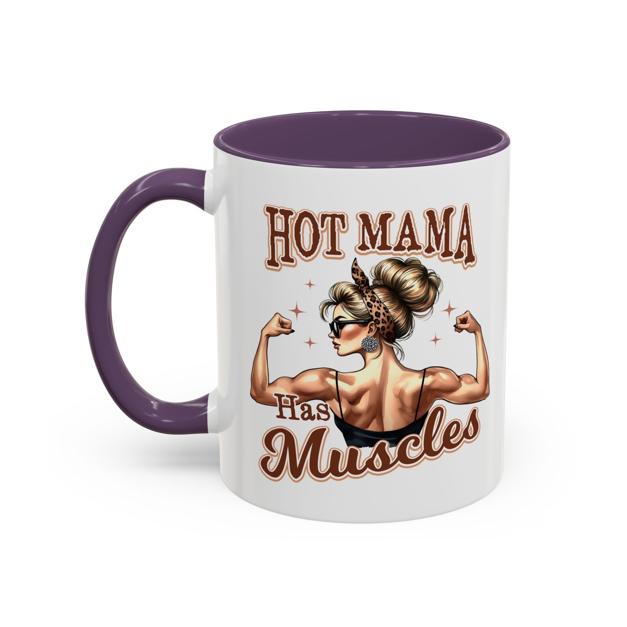 Hot Mama Coffee Mug: Empowerment, Gifts for Moms, Fitness Lovers, Best Friend, Funny Gift, Occasions: Birthdays, Holidays