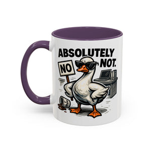 Sassy Coffee Mug, Humorous Gift for Geese Lovers, Fun Office Desk Decor, Funny Animal Cup, Quirky Kitchenware