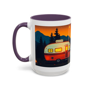 Camping Therapy Mug - Adventure Lover's Coffee Cup, Gift for Campers, Hiking Drinkware, Outdoorsy Coffee Mug, Nature Lover's Cup