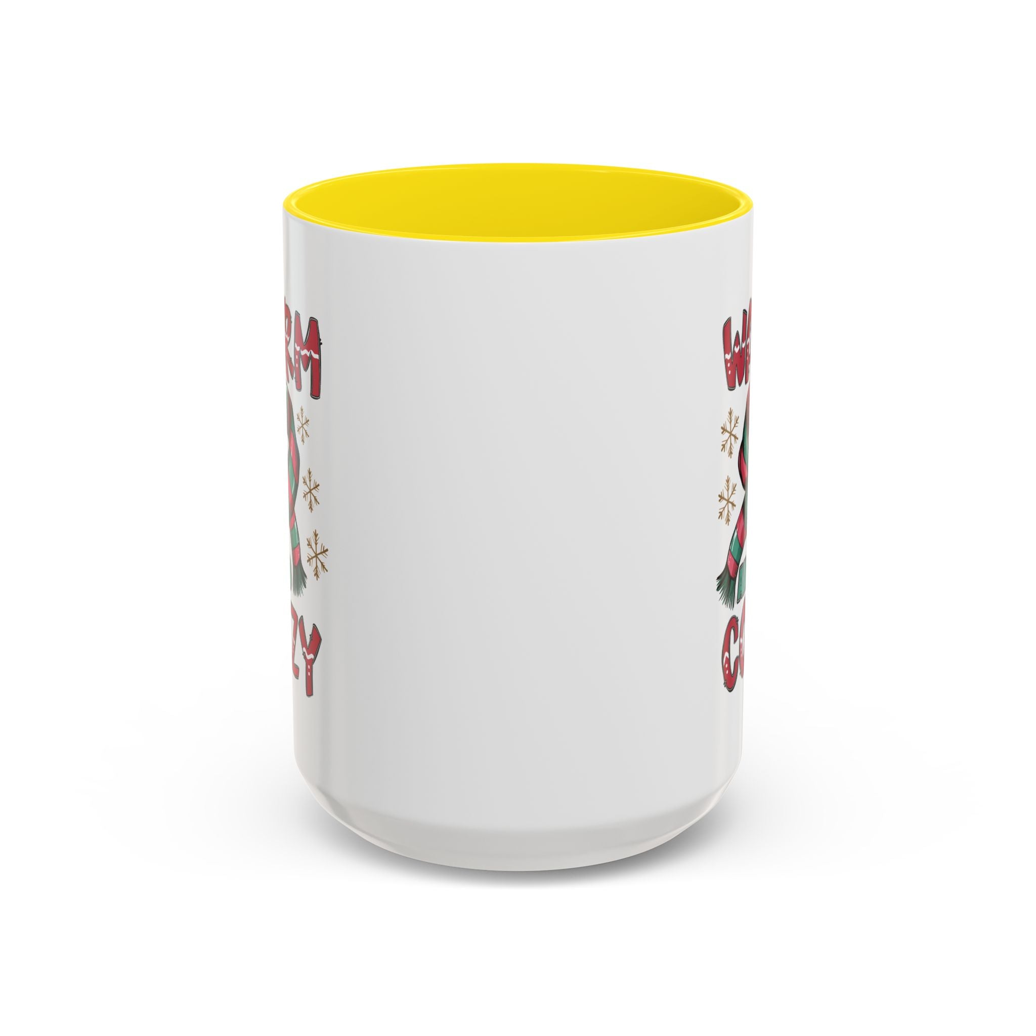 Warm & Cozy Holiday Accent Coffee Mug - Perfect for Winter Mornings, Christmas Gifts, Hot Beverage Lovers, Seasonal Decor, Cozy Vibes