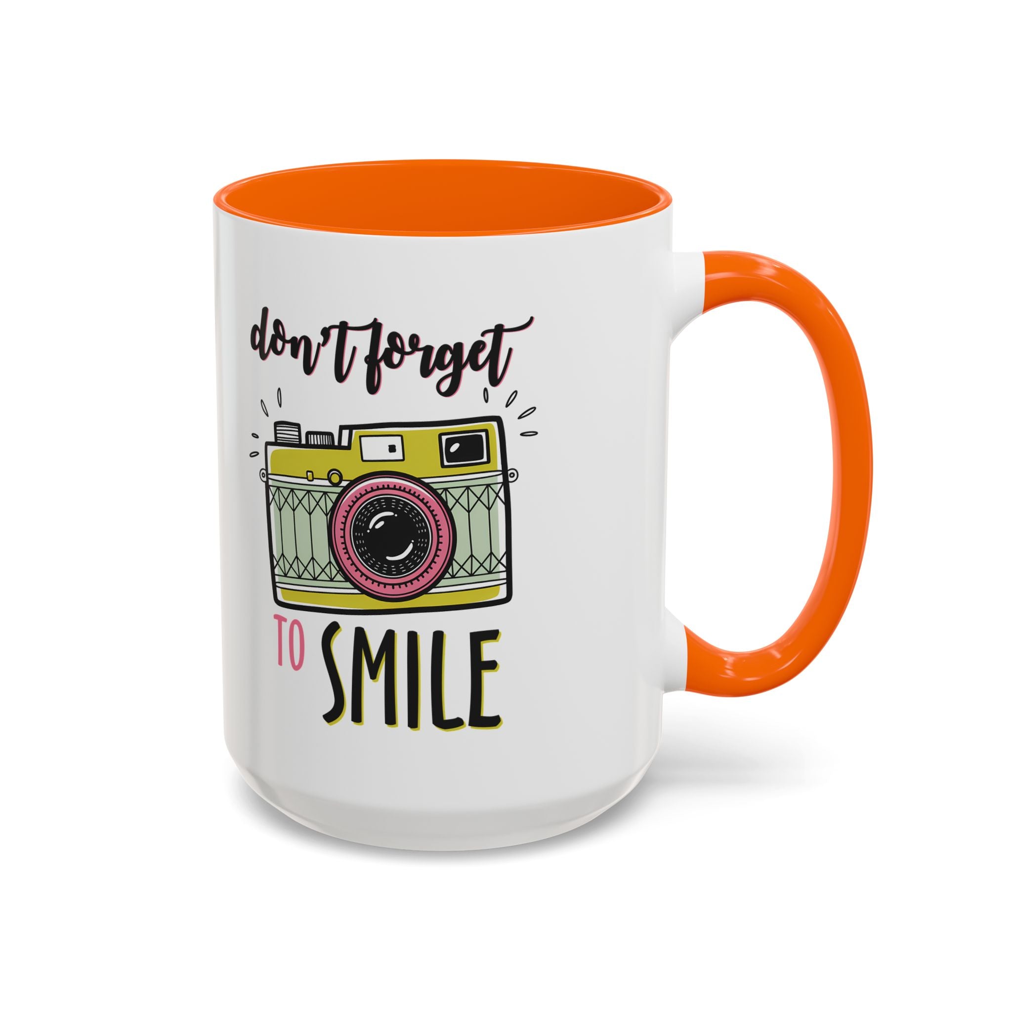 Inspirational Coffee Mug - 'Don't Forget to Smile' mental health