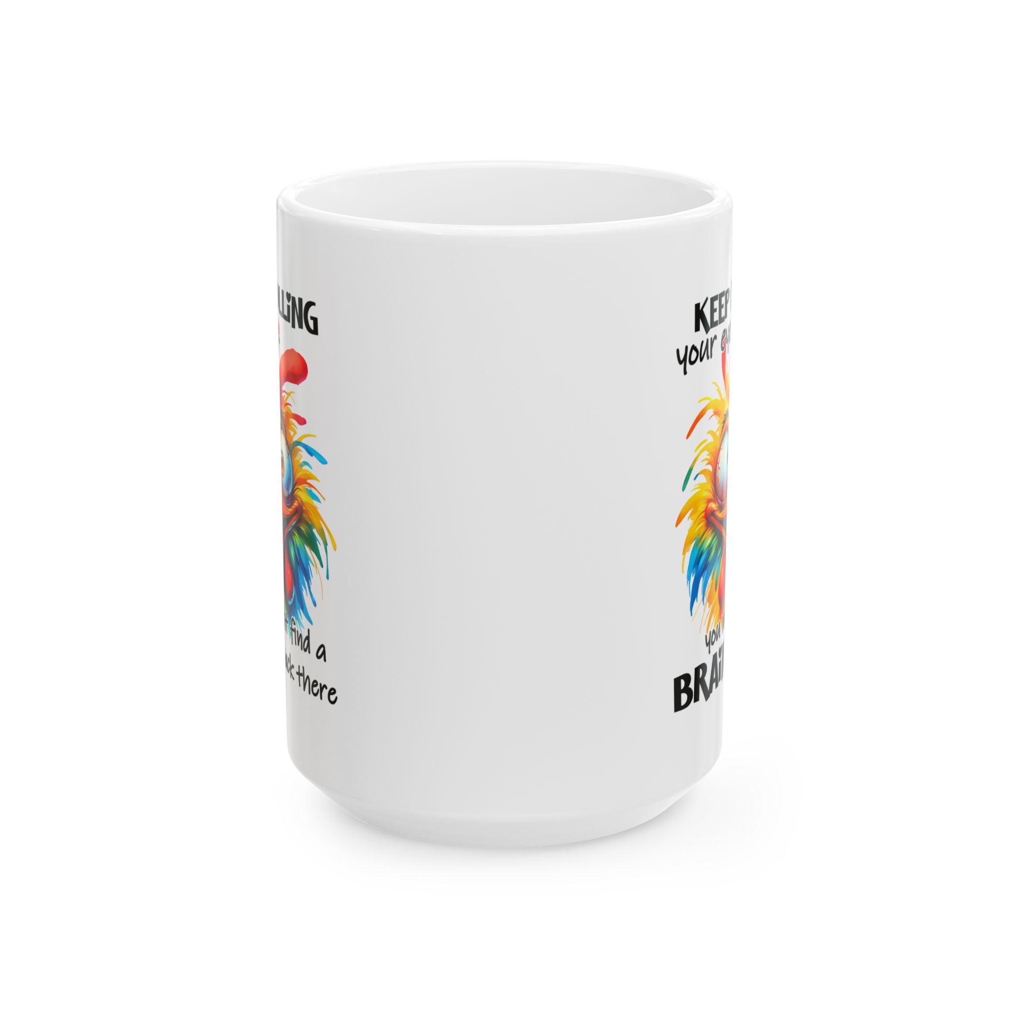 funny sarcasm  Rooster coffee Mug - rolling your eyes Funny Gift for Coffee Lovers, Great for Birthdays, Kitchen Decor, Tea Mug
