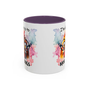 Funny Morning Coffee Mug, Gift for Coffee Lovers, Humorous Mug, Office Mug, Unique Cup for Mornings, Chicken Design