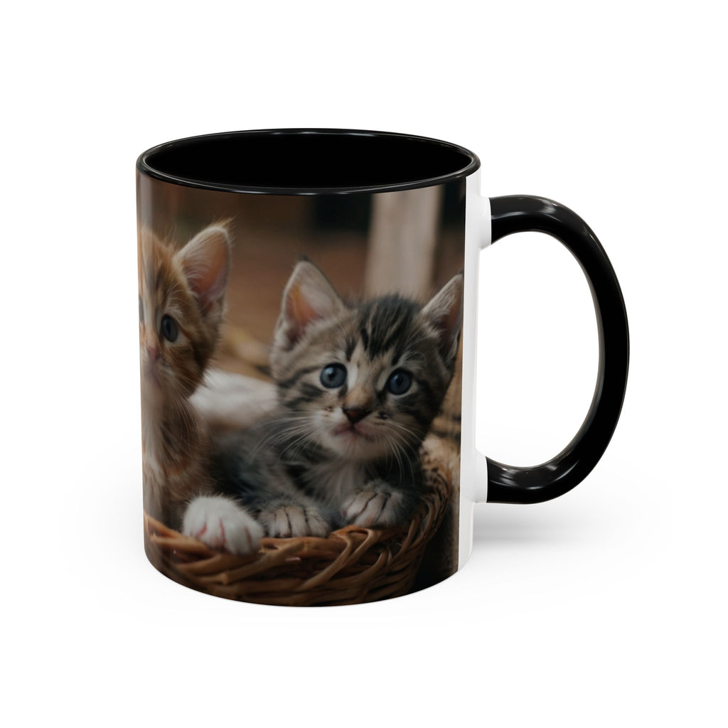 Cute Cat Accent Coffee Mug - 11oz & 15oz family of cats