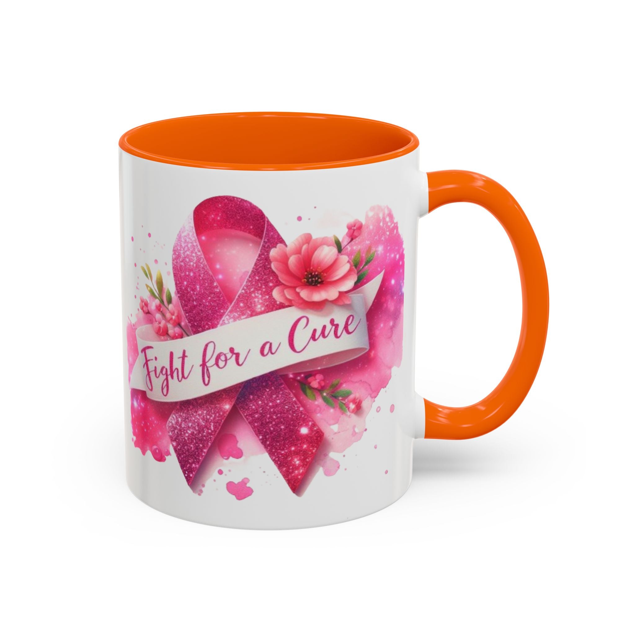 Inspirational Breast Cancer Awareness Coffee Mug - Fight for a Cure, Support Cancer Survivors, Gifts for Her, Pink Ribbon Design, [...]