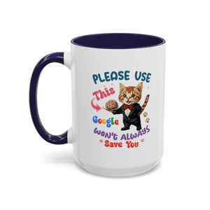 fancy sarcasm Cat Coffee Mug, Funny Cat Mug, Gifts for Cat Lovers, Unique Coffee Cup,