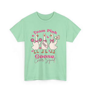 cancer awareness Cheer Squad Goose Tee - Perfect for Cheerleaders, Team Spirit, Bird Lovers, Fun Gifts, Casual Wear