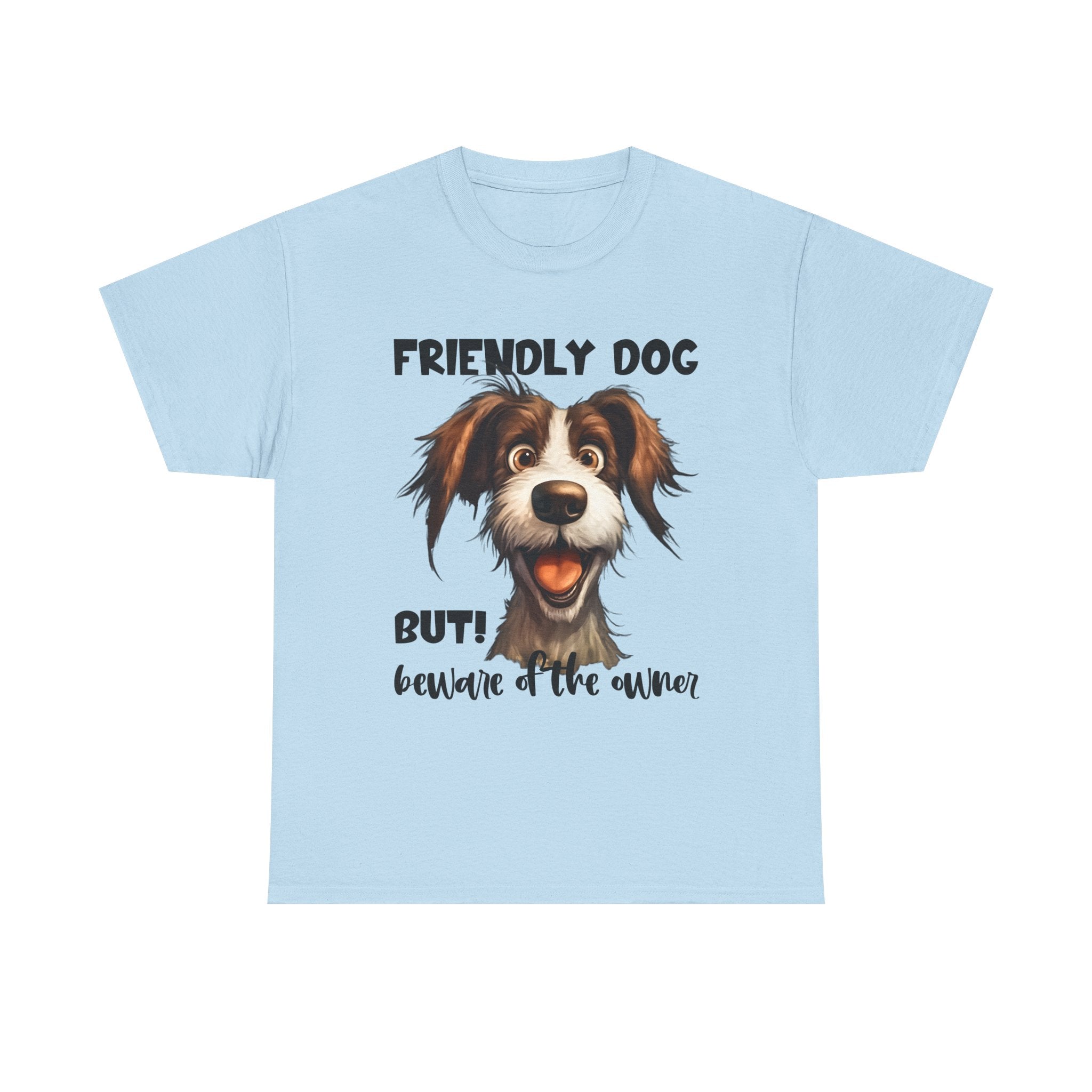 Friendly Dog Unisex Tee - Perfect for Pet Lovers, Gifts for Dog Owners, Casual Wear, Birthday Gifts, Dog-Themed Apparel