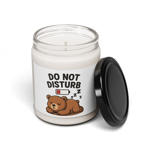 Cozy Bear Scented Candle, Do Not Disturb Soy Candle, Relaxing Home Decor, Gift for Friends, Aromatherapy Candle