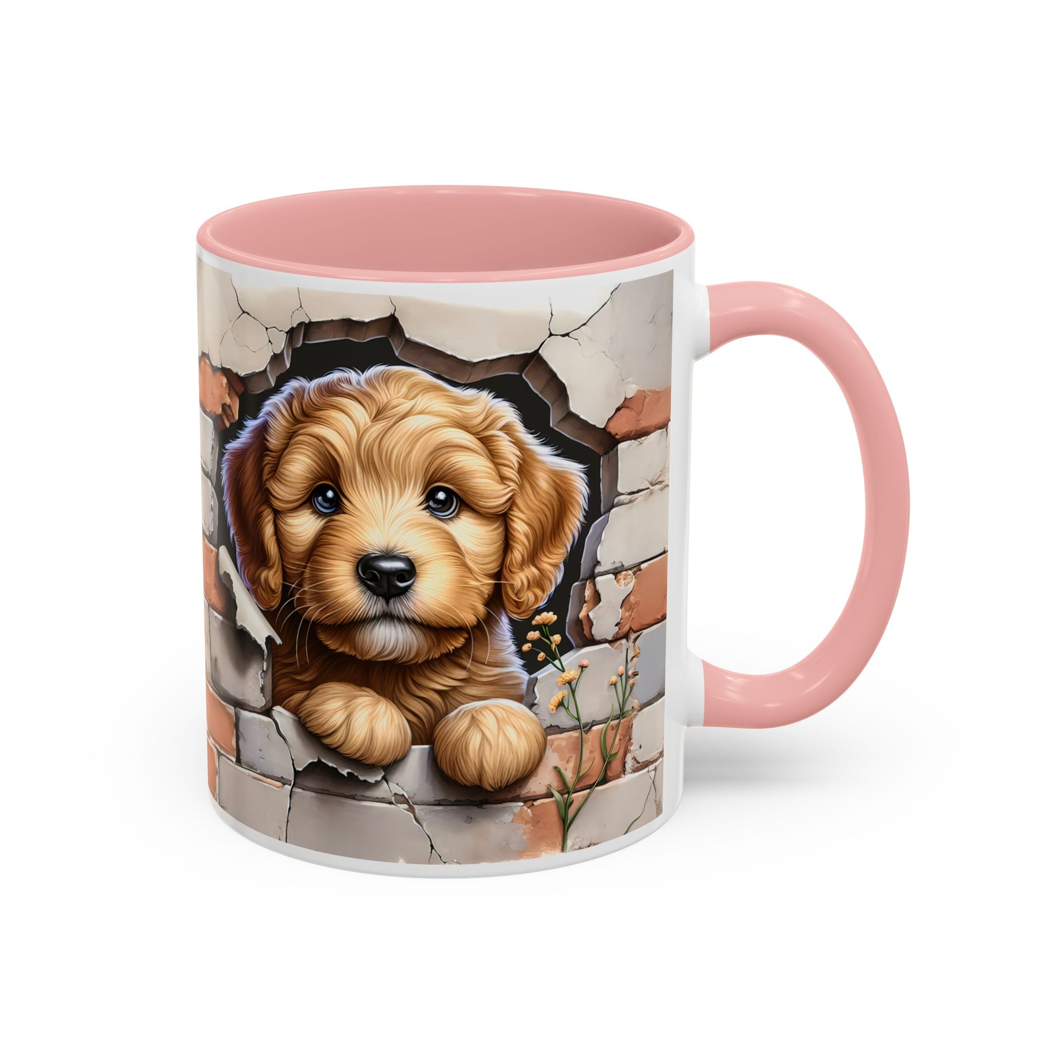 Cute Dog Accent Coffee Mug - Perfect Gift for Pet Lovers, Animal Lovers, Home Decor, Coffee Lovers, Unique Kitchenware