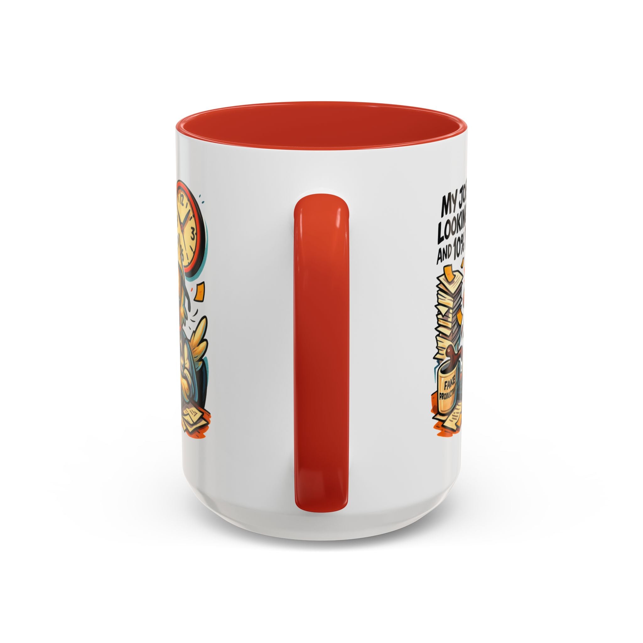 Funny Office Duck Coffee Mug | Perfect Gift for Office Workers, Desk Jokes, Humor, Funny Barista Mug, Creative Gift Idea