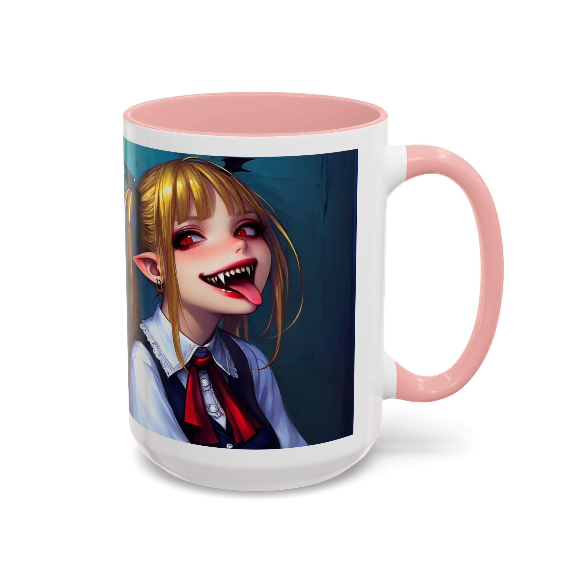 goth vampire girl Gothic Anime Coffee Mug with Edgy Design horror art