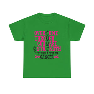 Inspirational Cancer Awareness Tee, Unisex Cotton Shirt, Supportive Tee, Gift for Survivors, Breast Cancer Awareness, Strength and [...]
