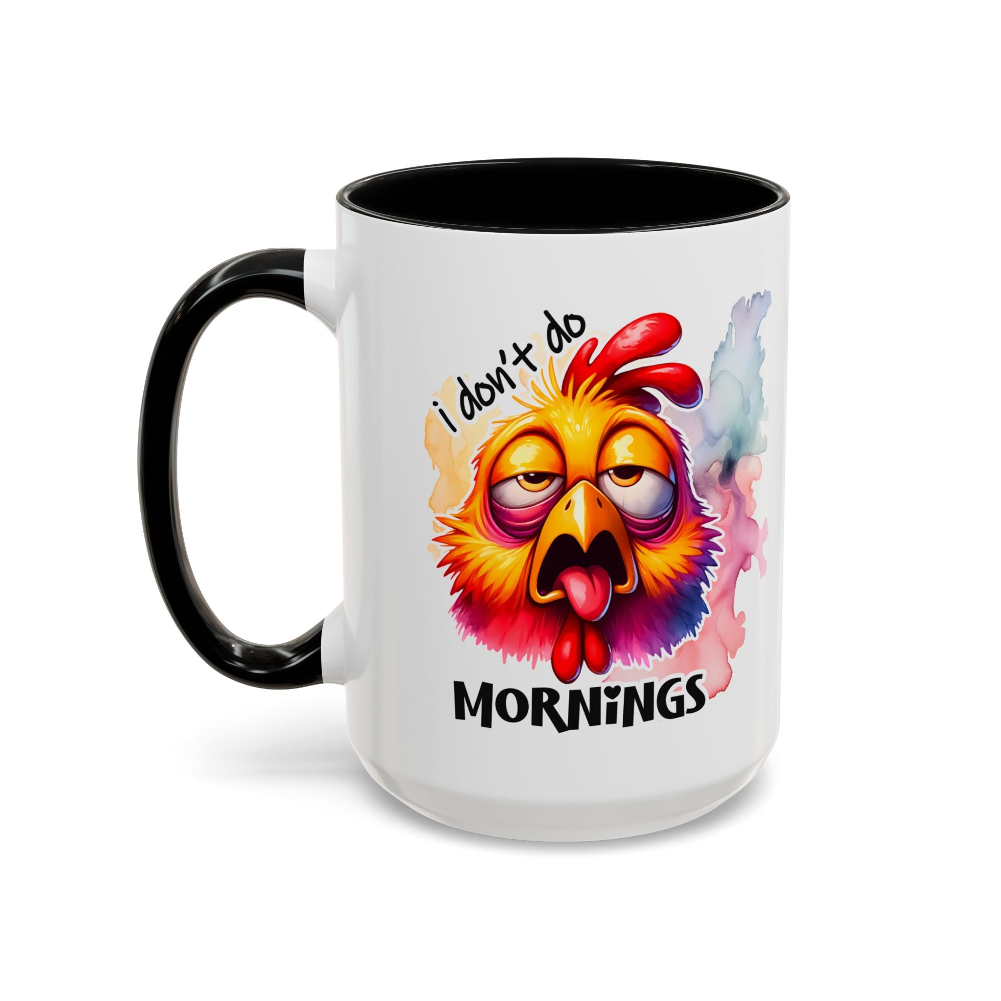 Funny Morning Coffee Mug, Humor Mug, Gift for Coffee Lovers, Sleepy Chicken Mug, Cute Drinkware, Holiday Present