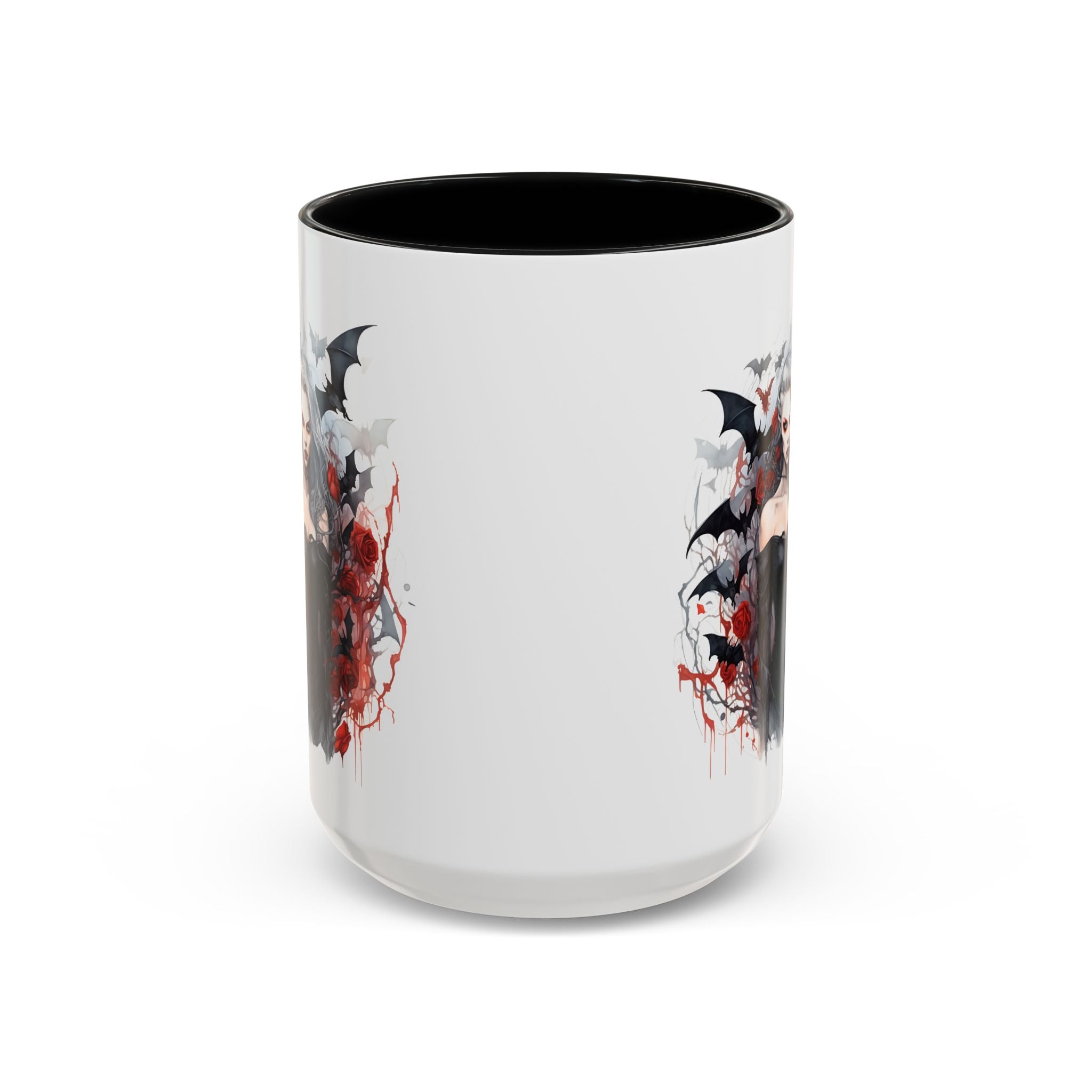 Gothic Coffee Mug, Dark Aesthetic Cup, Halloween Drinkware, Vampire Themed Gift, Horror Mug, Witchy Kitchen Decor