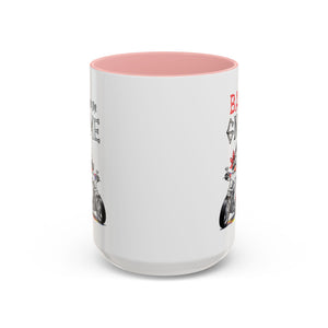 Bad to the Gnome Coffee Mug - 11oz & 15oz Accent Mugs for Bikers & Gnome Lovers