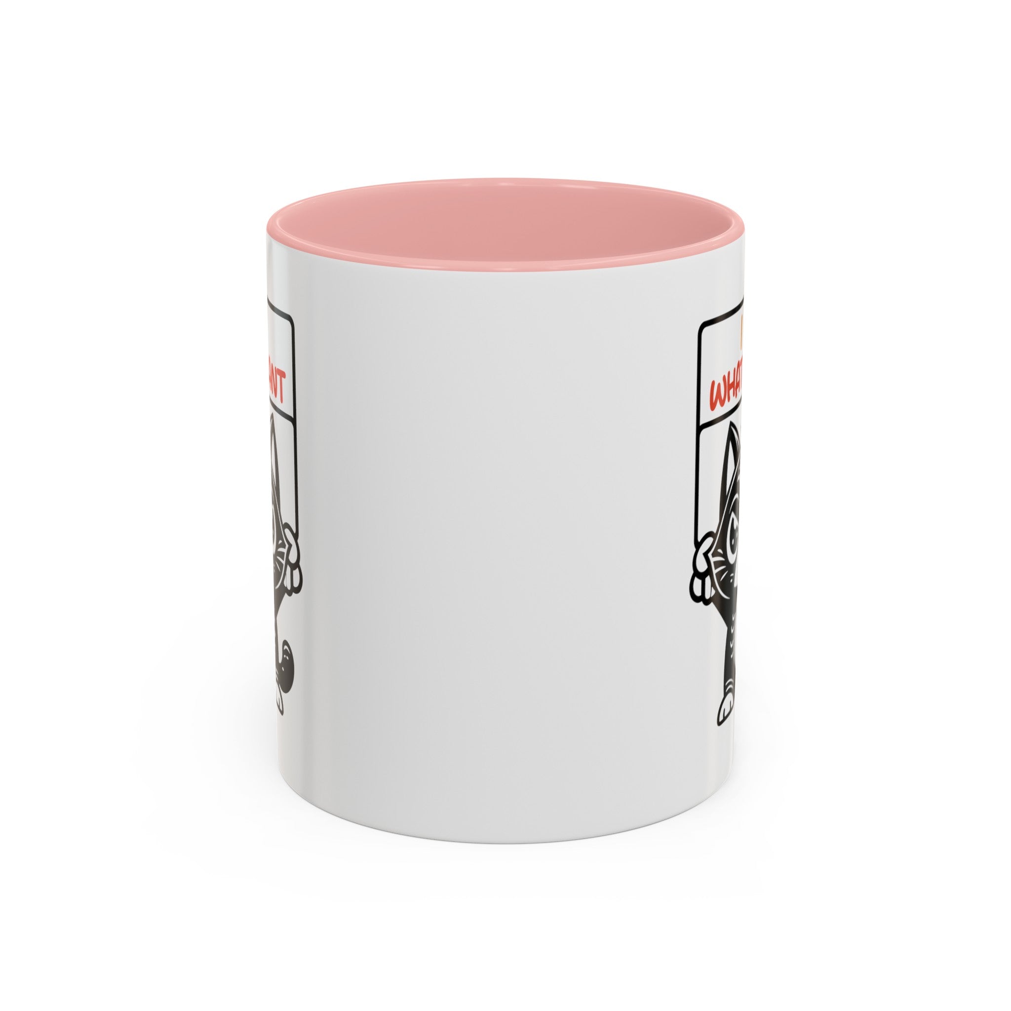 I do what I want funny cat Accent Coffee Mug (11, 15oz)