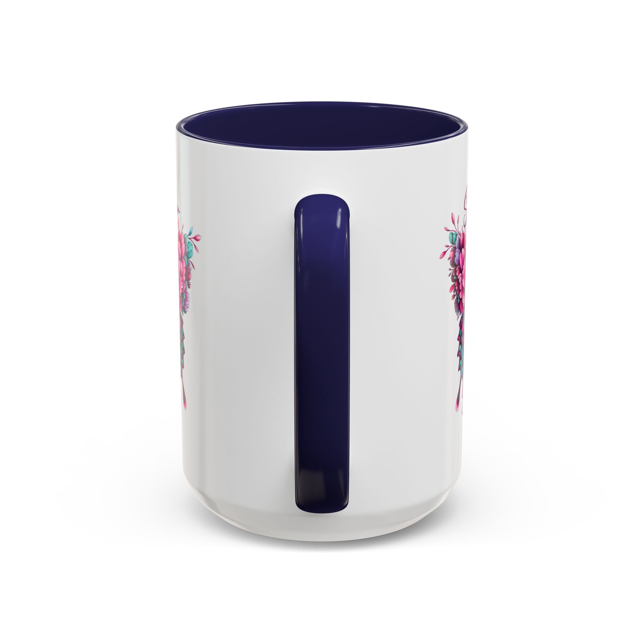 Stronger Than The Storm Accent Coffee Mug - Inspirational Butterfly Design