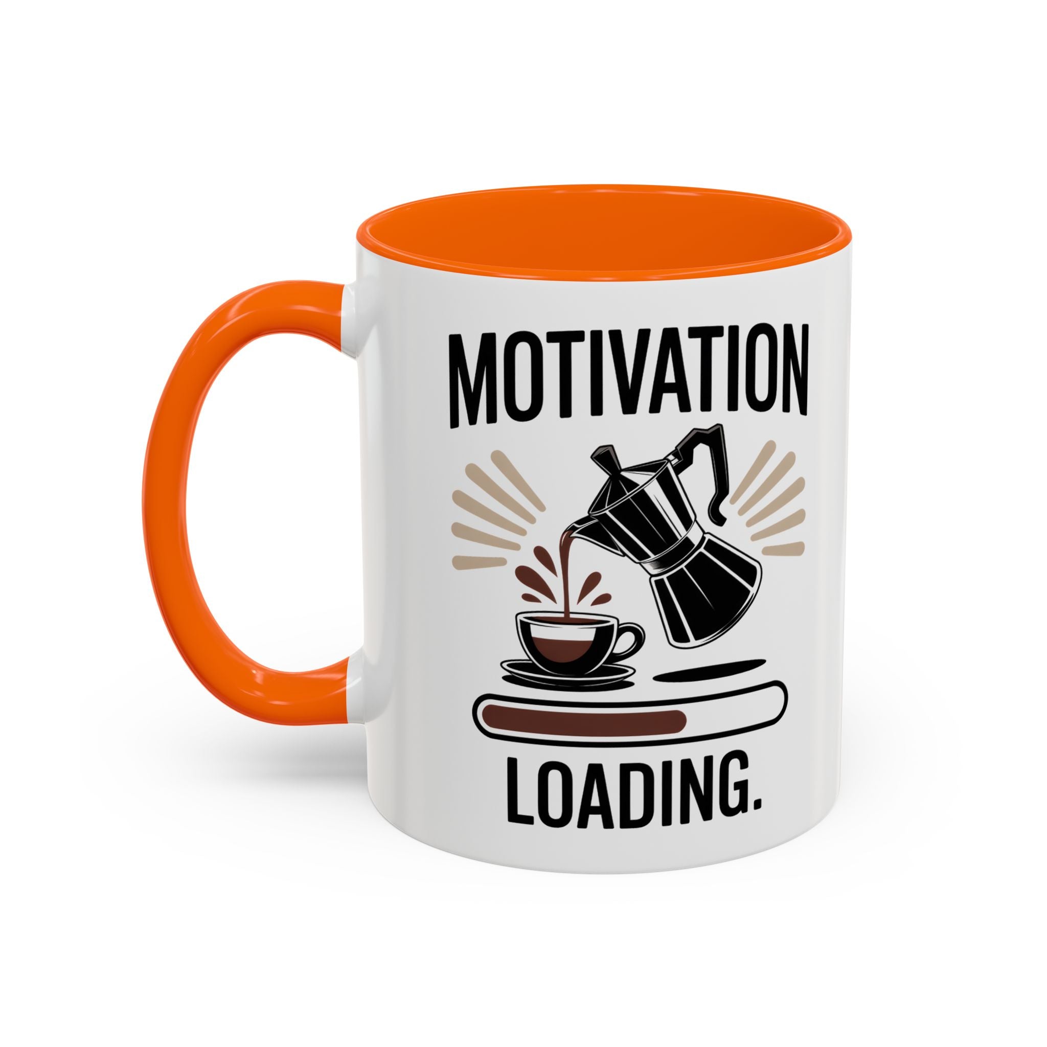 Motivation Loading Coffee Mug - Stylish 11oz & 15oz Accent Mug for Coffee Lovers