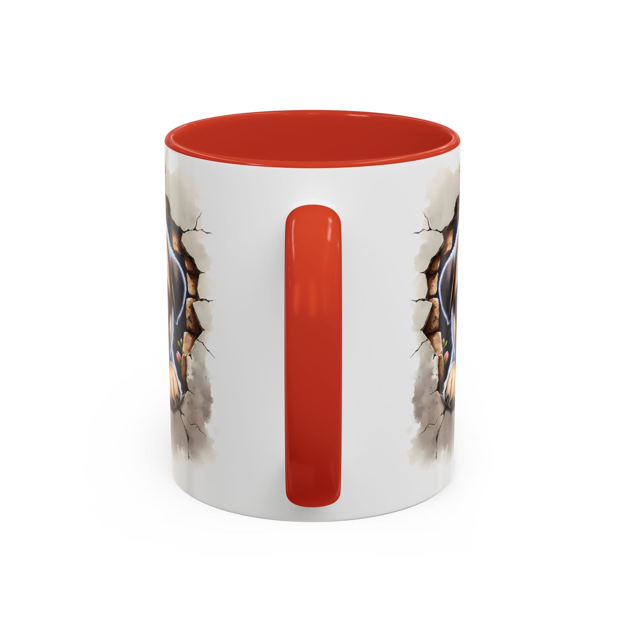 Pug In A Wall Coffee Mug - Cozy Ceramic Cup for Dog Lovers - Cute Pet Gift for Birthdays, Anniversaries, and Holidays