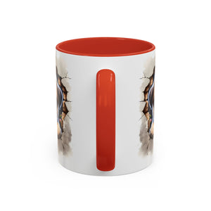 Pug In A Wall Coffee Mug - Cozy Ceramic Cup for Dog Lovers - Cute Pet Gift for Birthdays, Anniversaries, and Holidays
