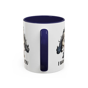 Dog Lover's Accent Coffee Mug - I Woof You, Pet Gift, Animal Lover Cup, Dog Mom Mug, Cute Dog Design, Fun Coffee Cup