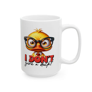 Funny attitude duck coffee  Mug  Perfect Gift for animal Lovers | I Don't Give a duck | Coffee Cup Him/Her, Home Décor