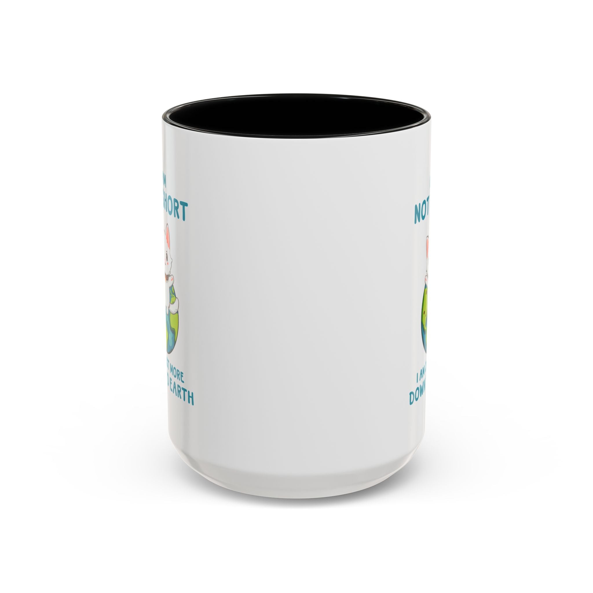 Cute Down to Earth Cat Coffee Mug - Perfect Gift for Cat Lovers