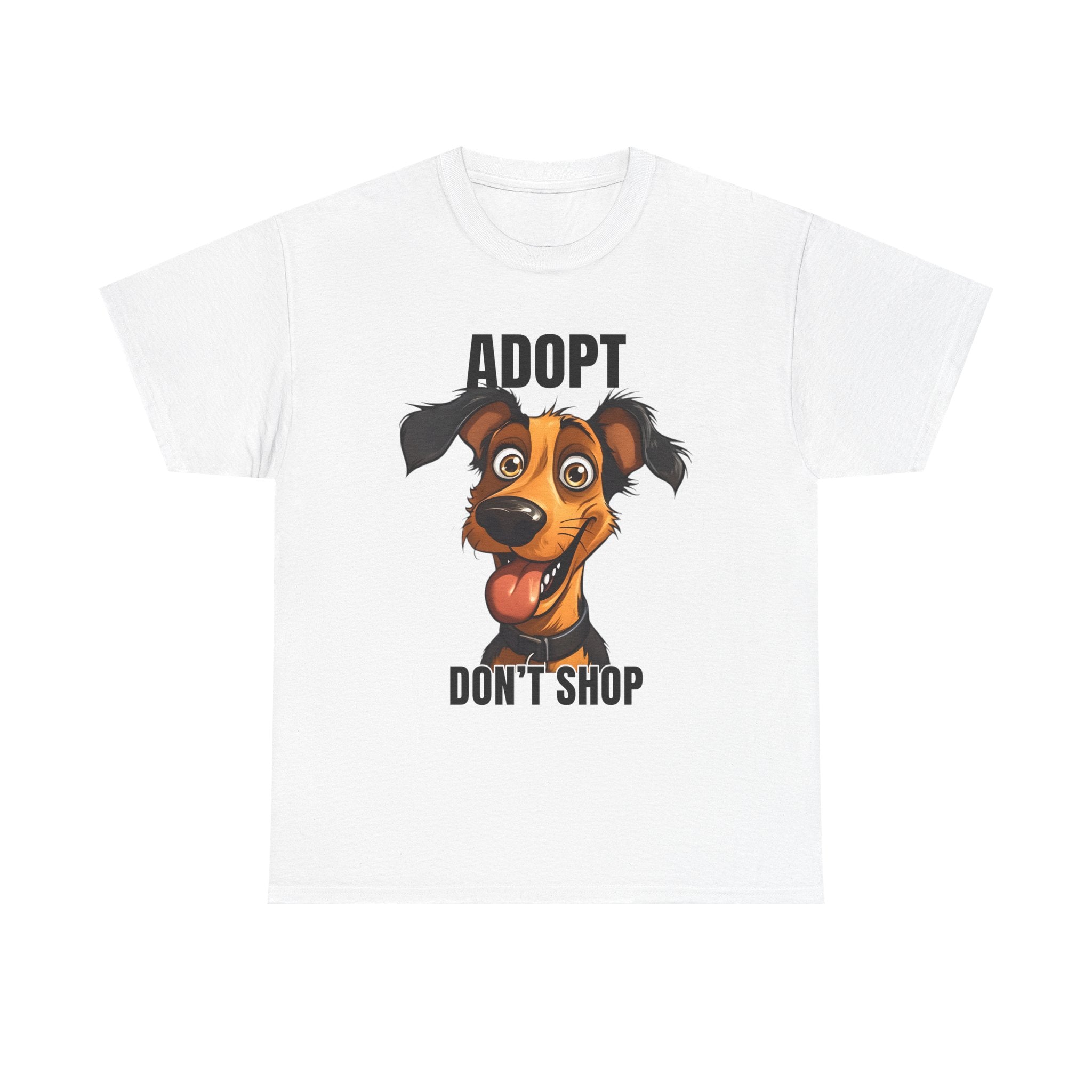Funny Dog Adoption Tee, Unisex Tee, Pet Lover Gift, Animal Rescue Shirt, Dog Lover Apparel, Adopt Don't Shop Tee