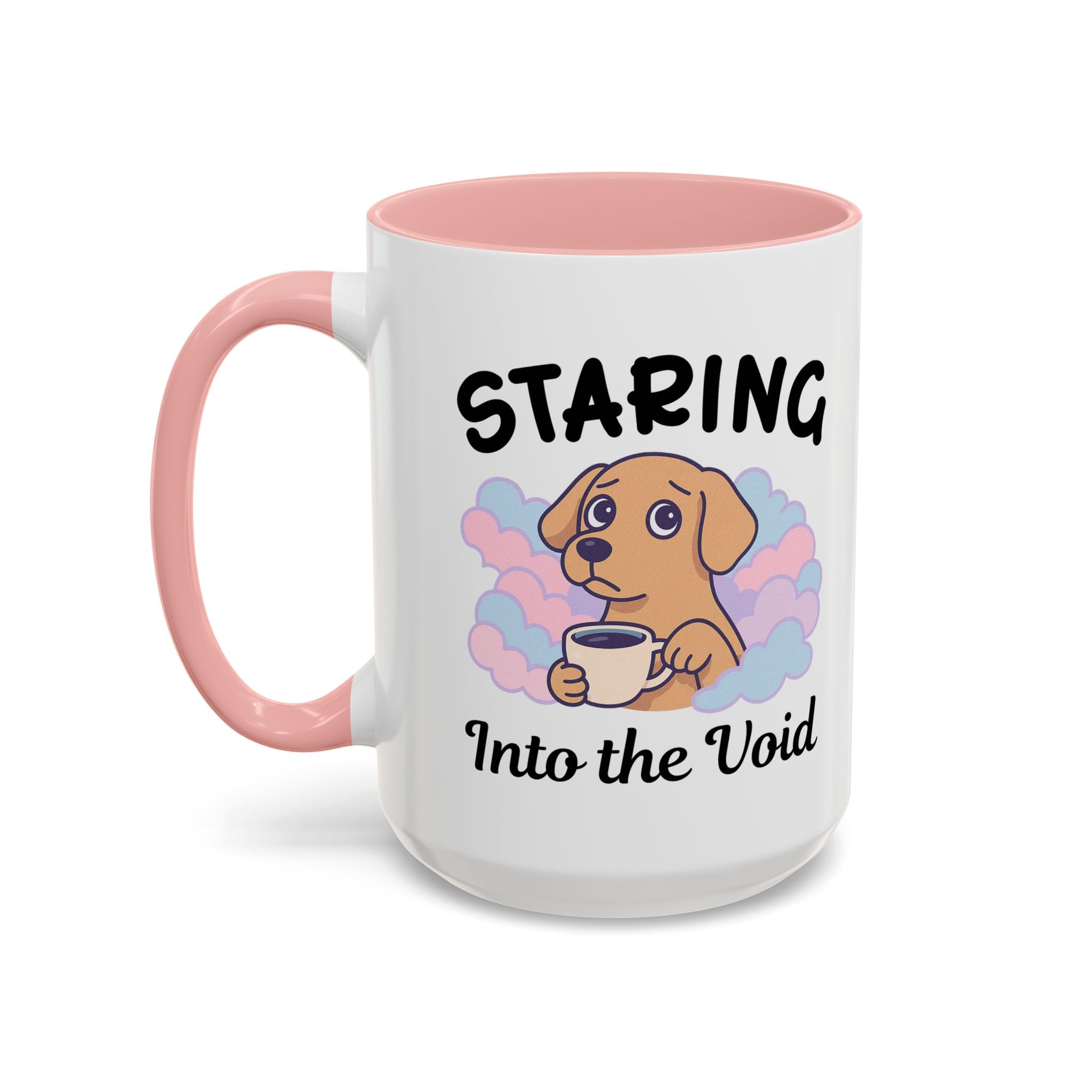 Cute Dog Coffee Mug for Animal Lovers, Staring Into the Void, Fun Gift for Pet Owners, Coffee Lovers, Cute Kitchen Decor