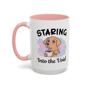 Cute Dog Coffee Mug for Animal Lovers, Staring Into the Void, Fun Gift for Pet Owners, Coffee Lovers, Cute Kitchen Decor