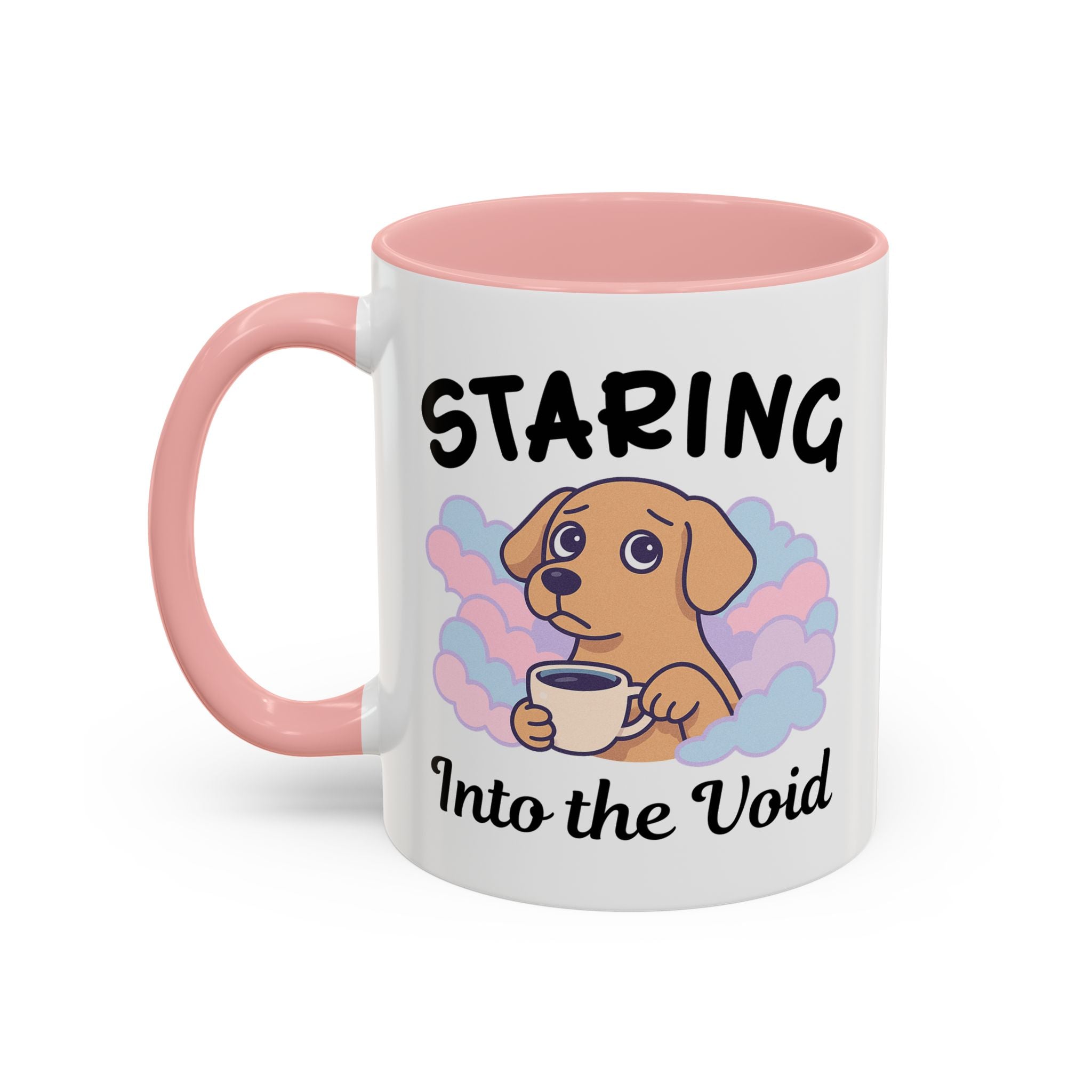 Cute Dog Coffee Mug for Animal Lovers, Staring Into the Void, Fun Gift for Pet Owners, Coffee Lovers, Cute Kitchen Decor