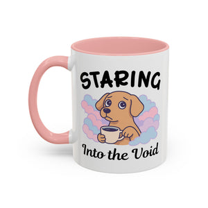 Cute Dog Coffee Mug for Animal Lovers, Staring Into the Void, Fun Gift for Pet Owners, Coffee Lovers, Cute Kitchen Decor
