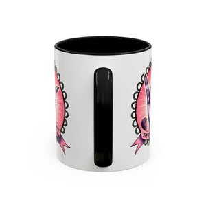 Rock 'n' Roll Accent Coffee Mug - Perfect for Music Lovers, Gift for Her, Unique Office Mug, Fun Coffee Cup, Empowering Gift Idea