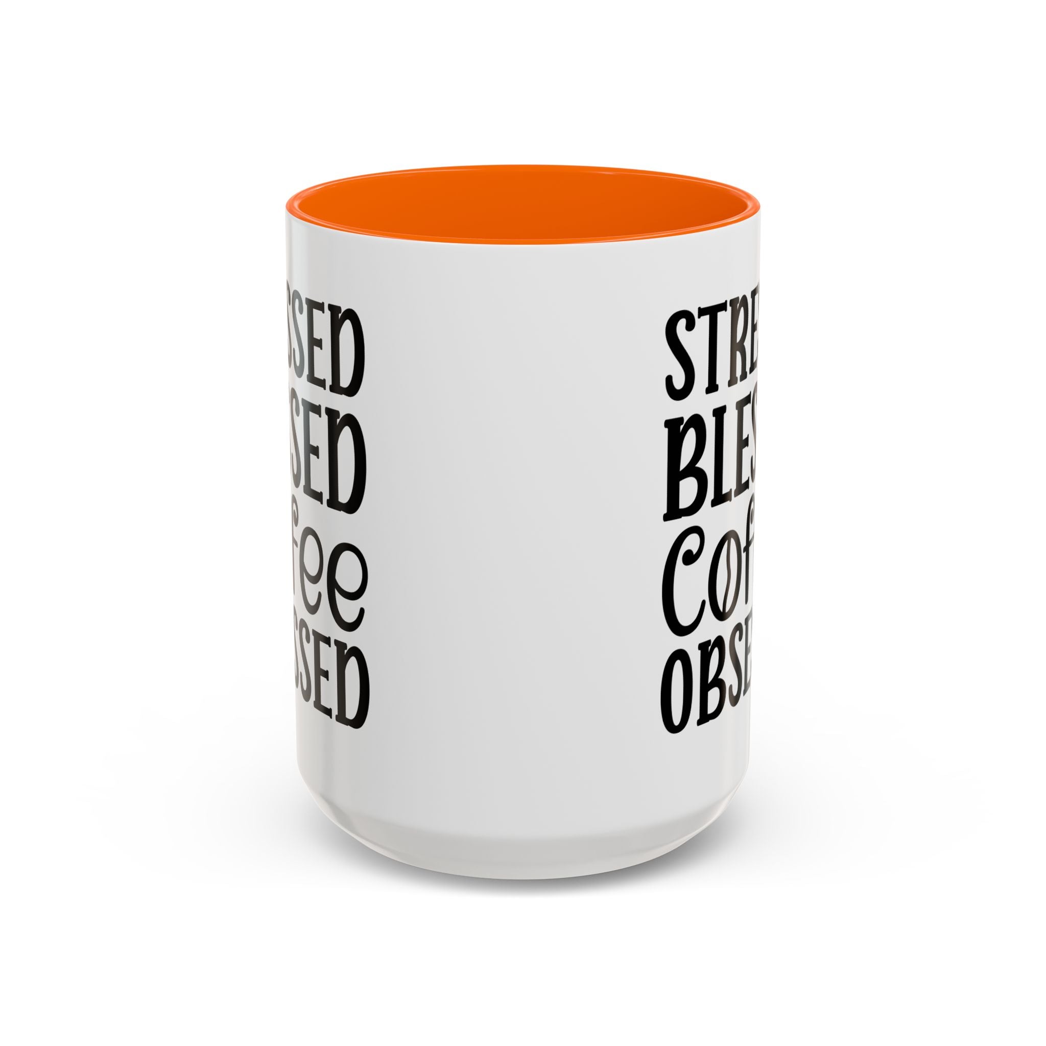 Stressed Blessed Coffee Obsessed Mug, Motivational Coffee Mug, Gift for Coffee Lovers, Funny Office Mug, Self-Care Gift Idea