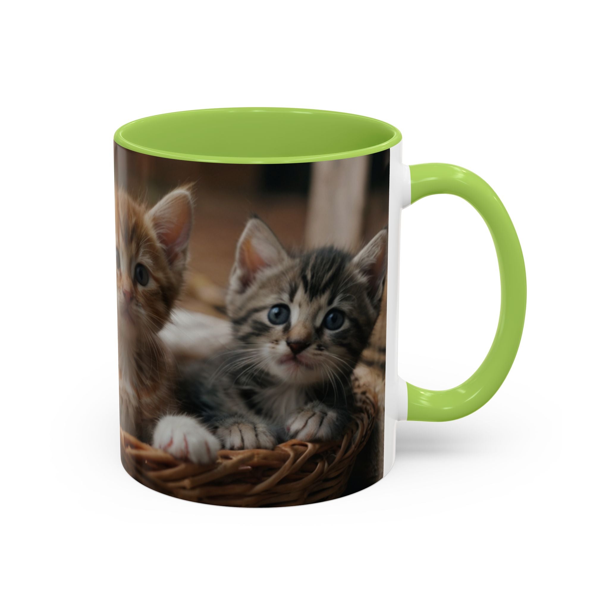 Cute Cat Accent Coffee Mug - 11oz & 15oz family of cats