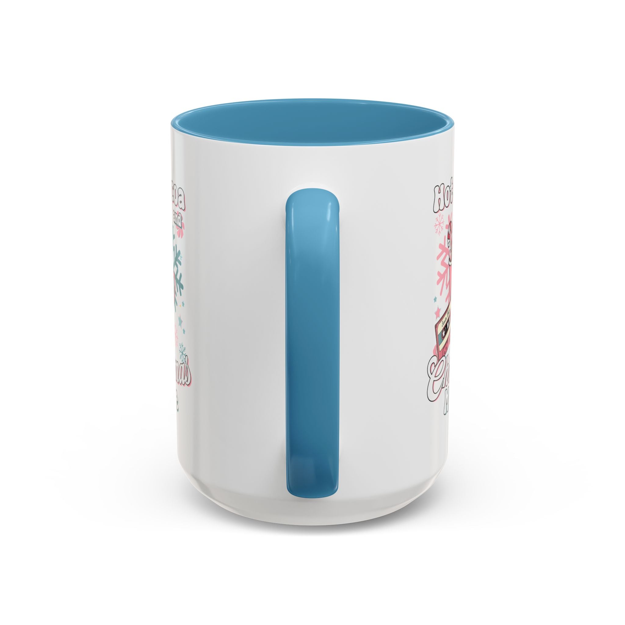 Hot Cocoa & Christmas Movie Mug, Cozy Holiday Cup, Winter Gift, Festive Beverage Container, Cute Coffee Mug