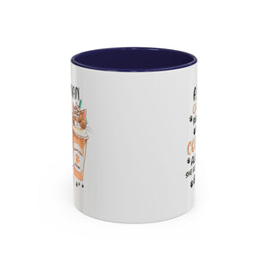 Cat Lover Coffee Mug - "A Woman Cannot Survive on Coffee Alone..."