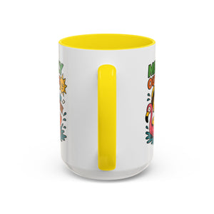 Fun Summer Coffee Mug, Quirky Gift for Beach Lovers, Office Humor Mug, Relaxation, Vacation, Cute Animal Design