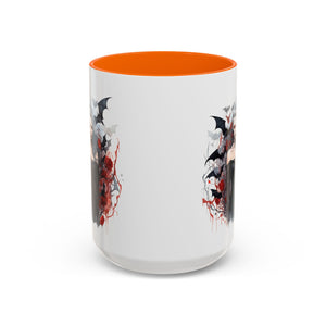 Gothic Coffee Mug, Dark Aesthetic Cup, Halloween Drinkware, Vampire Themed Gift, Horror Mug, Witchy Kitchen Decor