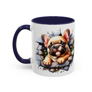Charming Dog-Themed Coffee Mug, Perfect for Pet Lovers, Gift for Dog Owners, Cute French Bulldog Art, Ideal for Birthdays and Holidays