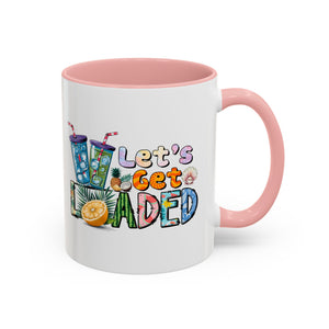 Colorful 'Let's Get Loaded' Coffee Mug - Fun Drinkware for Parties & Gatherings