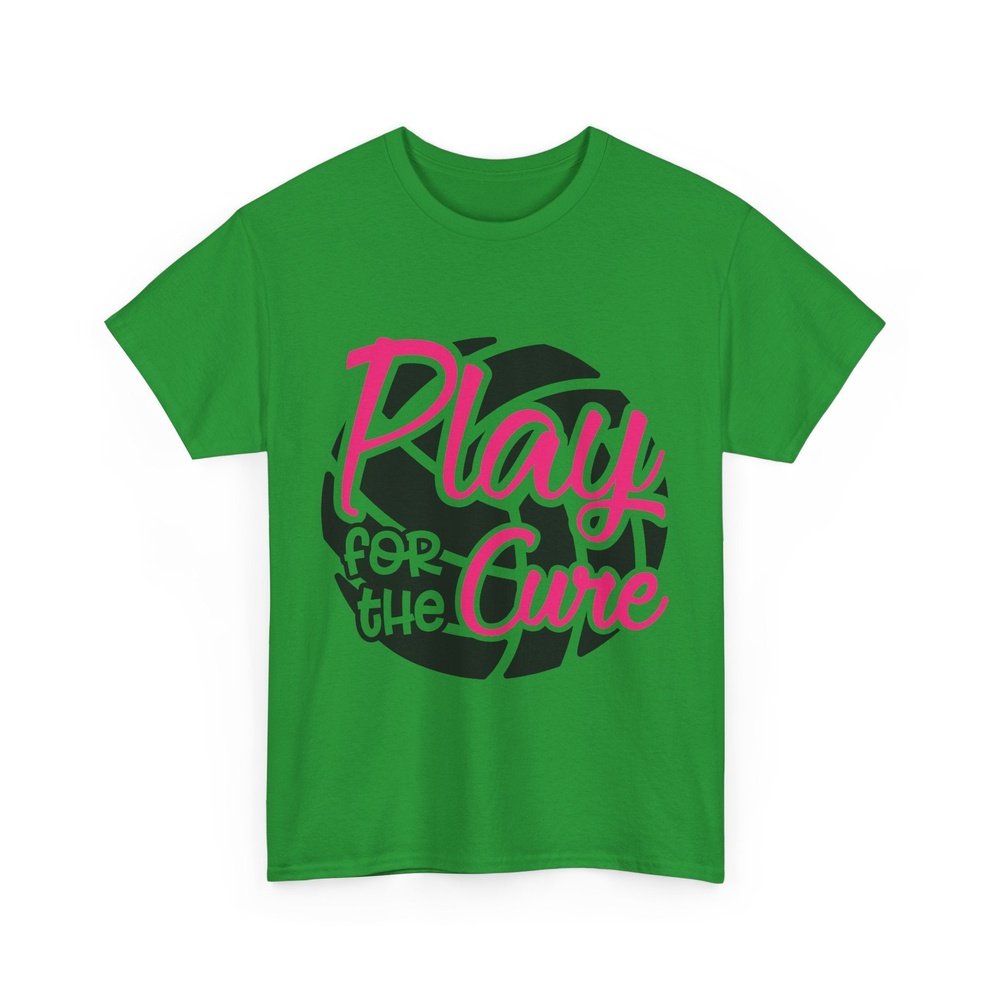 Unisex Motivational Sports Tee - "Play for the Cure" - Ideal for Team Events, Charity Runs, Sports Fans, Fitness Gifts, Casual Wear, [...]
