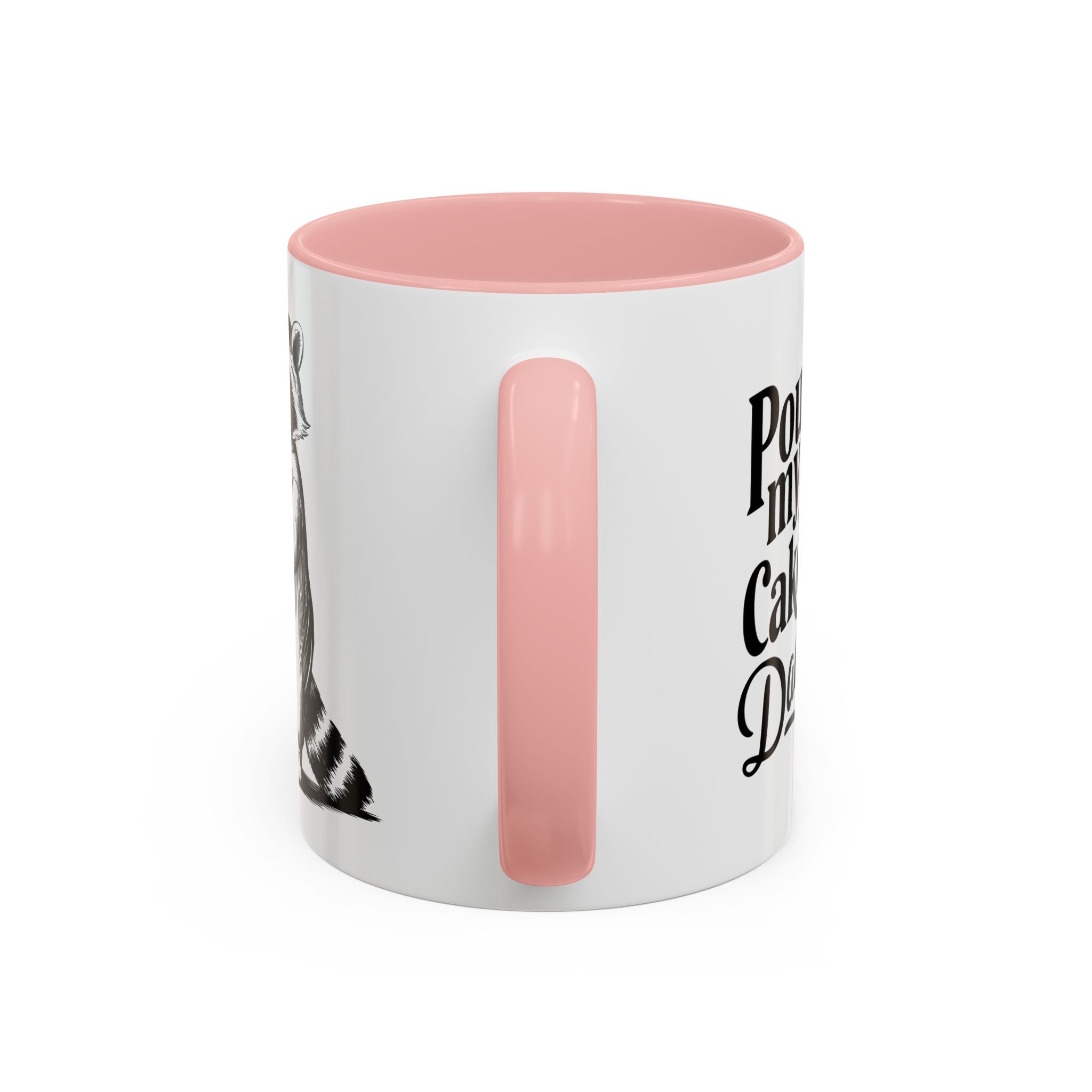 Funny Raccoon Coffee Mug - "Pound My Cake Daddy" adult sex humor