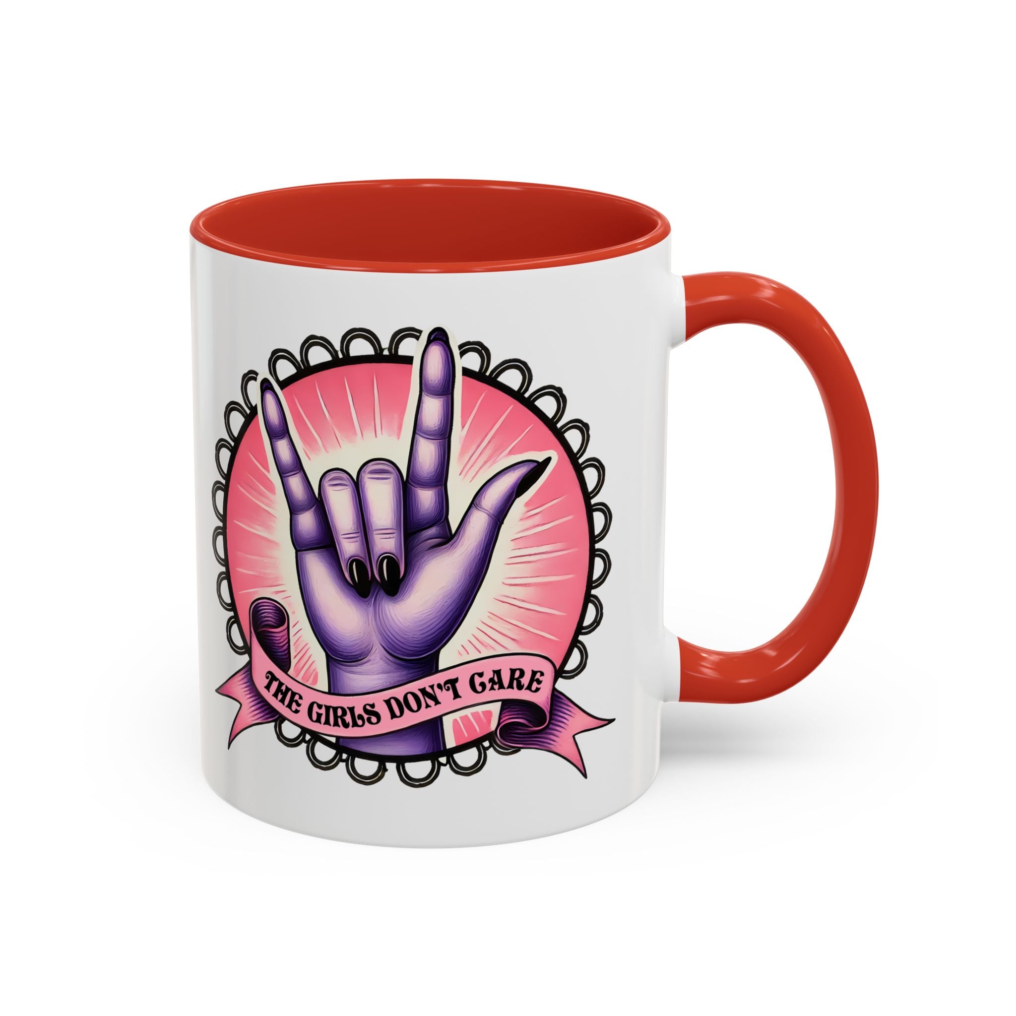 Rock 'n' Roll Accent Coffee Mug - Perfect for Music Lovers, Gift for Her, Unique Office Mug, Fun Coffee Cup, Empowering Gift Idea