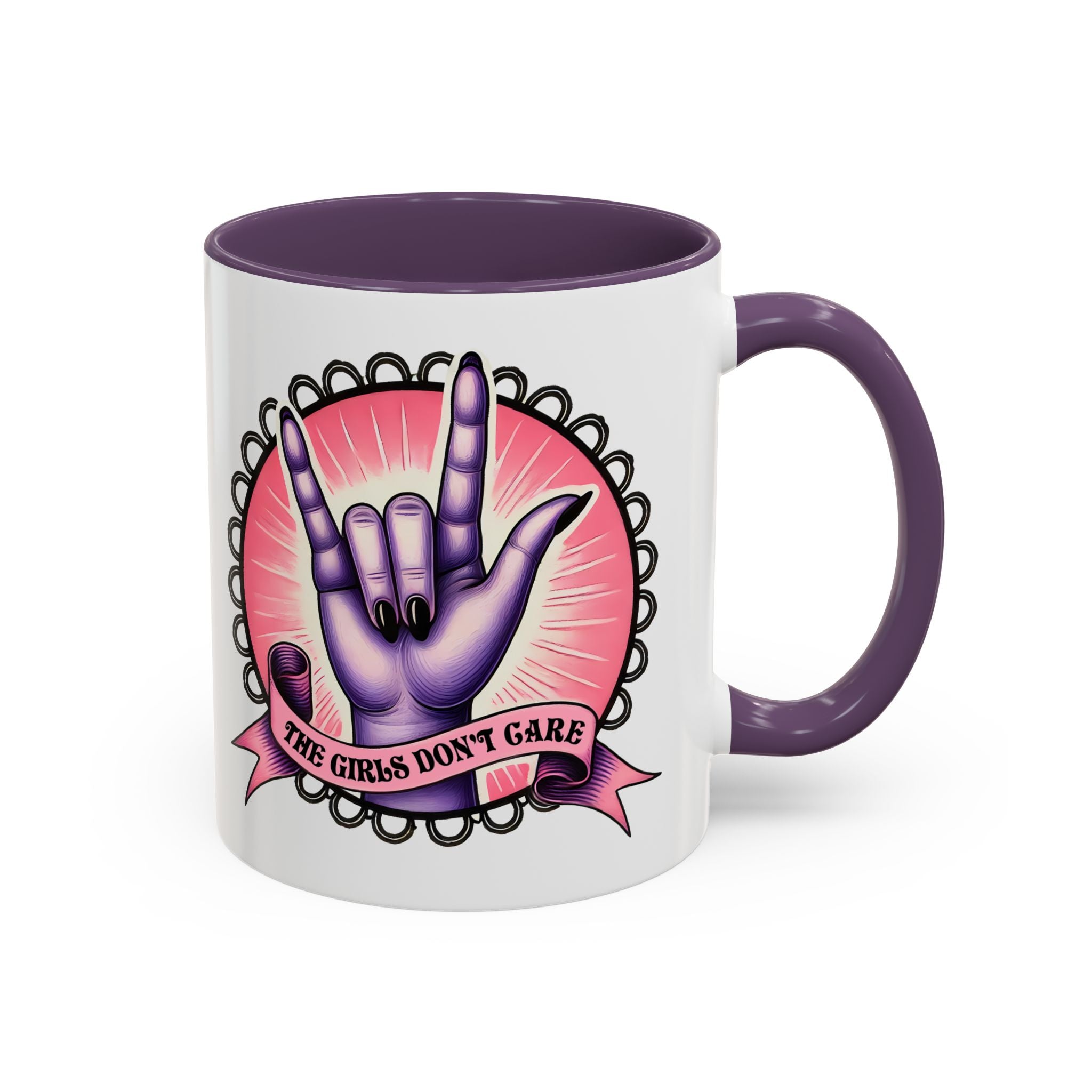 Rock 'n' Roll Accent Coffee Mug - Perfect for Music Lovers, Gift for Her, Unique Office Mug, Fun Coffee Cup, Empowering Gift Idea