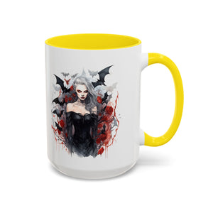 Gothic Coffee Mug, Dark Aesthetic Cup, Halloween Drinkware, Vampire Themed Gift, Horror Mug, Witchy Kitchen Decor