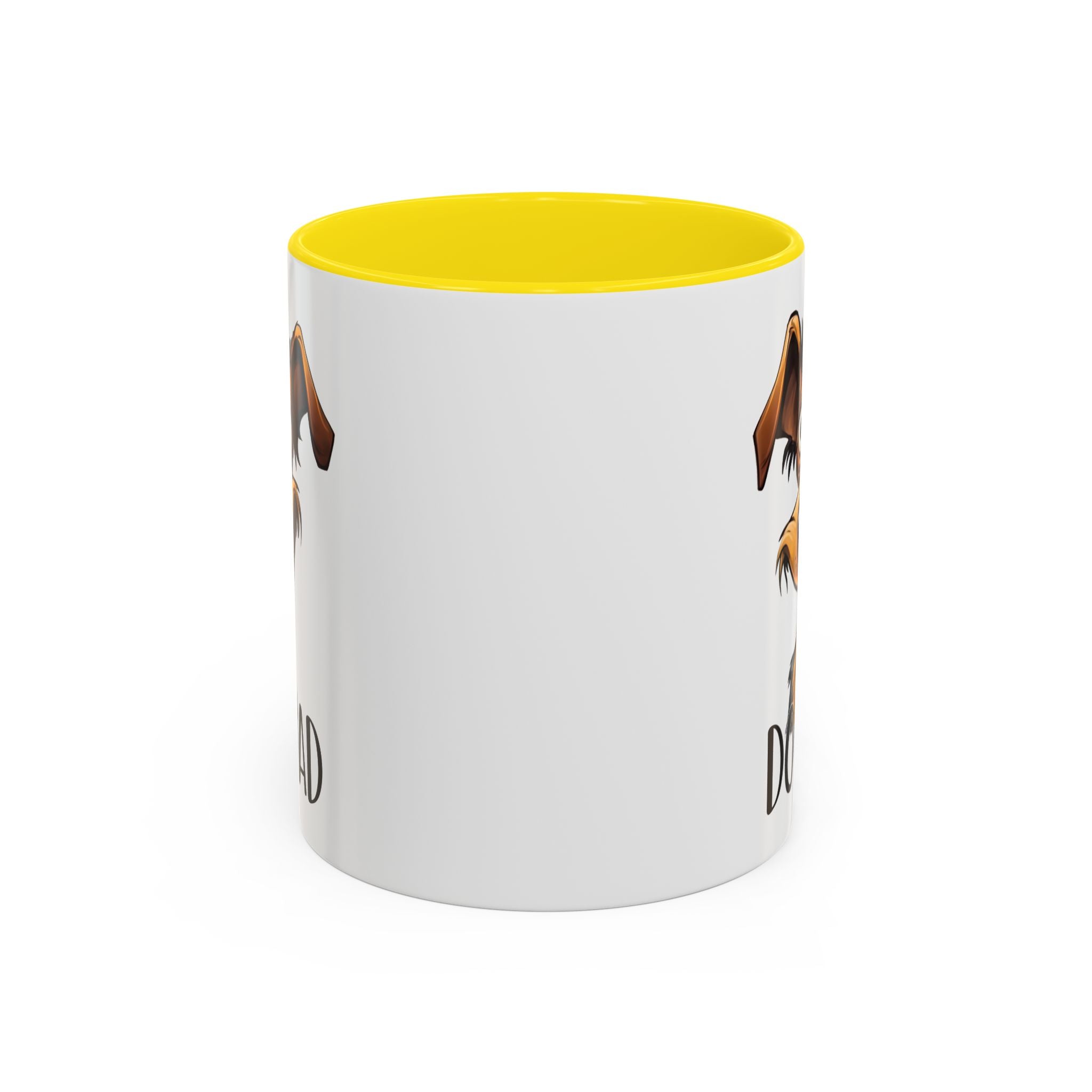 Dog Dad Accent Coffee Mug - Fun Gift for Dog Lovers, Pet Fathers, Father's Day, Birthday, Coffee Lovers